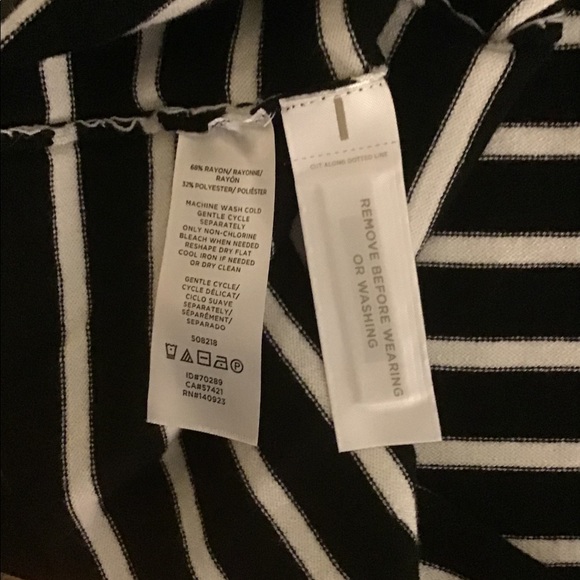 Loft Women’s Black and White Striped Dress (NWT) - Picture 10 of 10